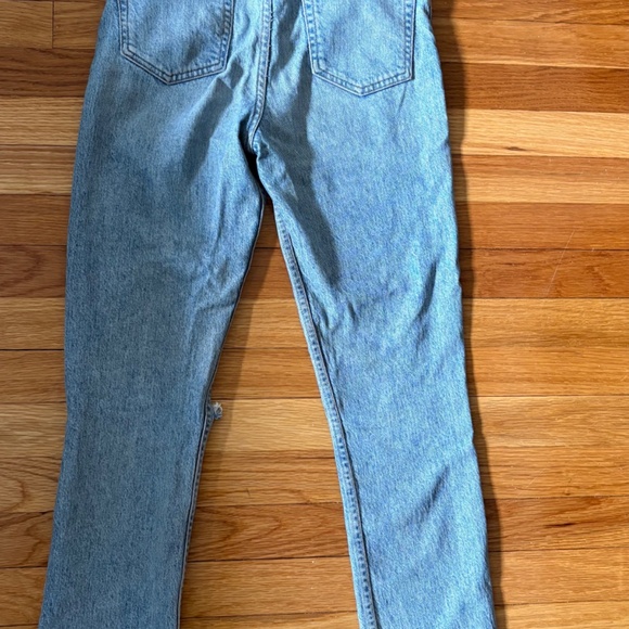 Reformation Liza High Rise Straight Cropped Jeans - Picture 3 of 5
